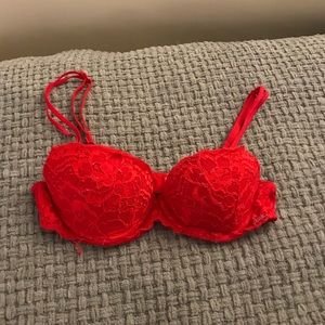 PINK lace push up bra